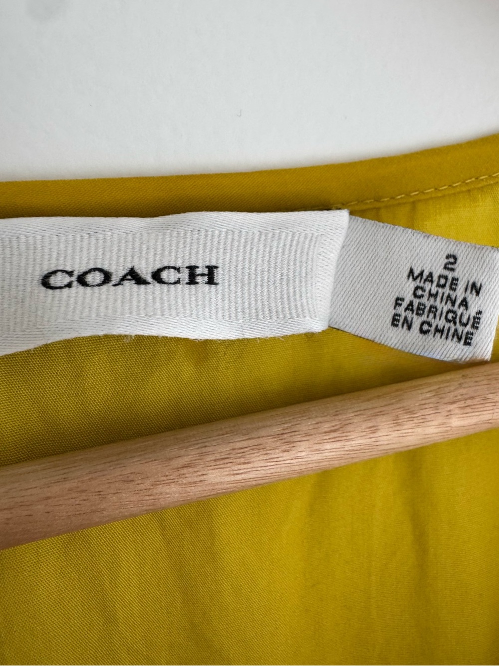Coach mustard yellow eyelet cotton broderie puff sleeve anglaise dress - Picture 5 of 7